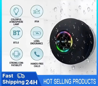 Aqua Beat Waterproof LED Bluetooth Speaker