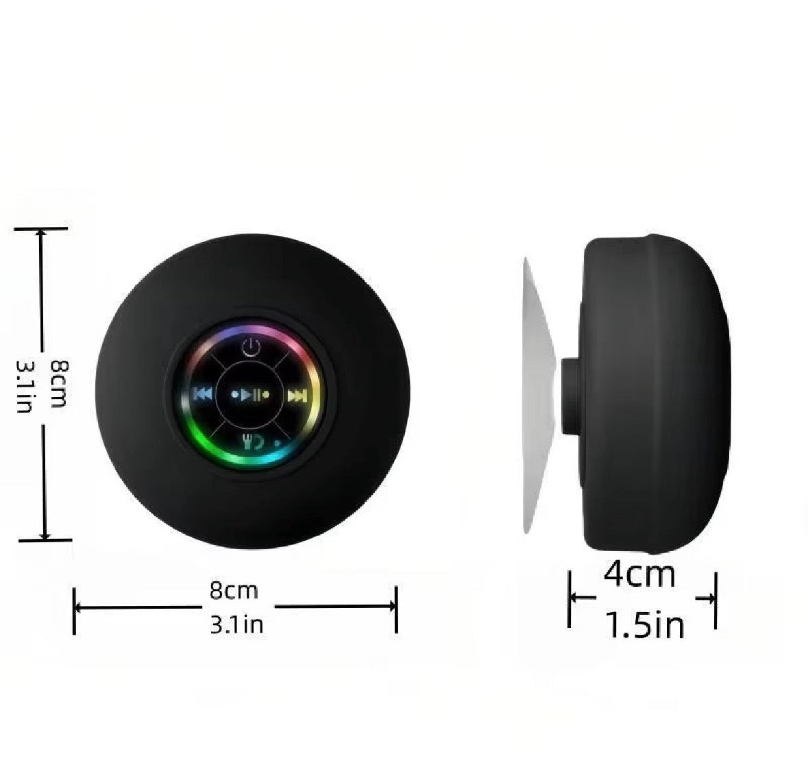 Aqua Beat Waterproof LED Bluetooth Speaker